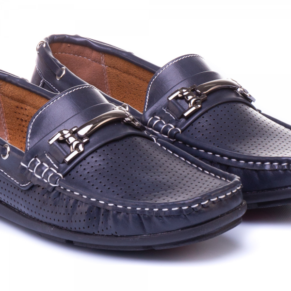 Ανδρικά παπούσια Foril σκούρο μπλε, 2 - Kalapod.gr